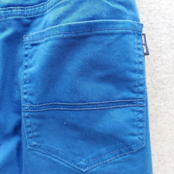 Phat Farm Mens Blue Denim Pants Casual Straight Leg Pockets Button Closure 34x32 - Picture 8 of 11